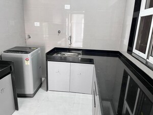 Kitchen in 2 BHK Apartment at Vaibhavlaxmi Queens Glory, Chembur – for Sale