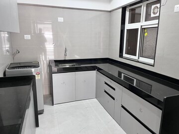 Kitchen in 2 BHK Apartment at Vaibhavlaxmi Queens Glory, Chembur – for Sale