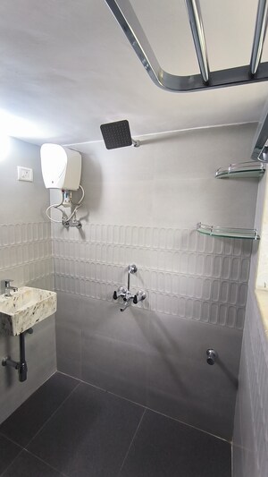 Bathroom in 2 BHK Apartment at Gurudev Apartment, Prabhadevi – for Rent