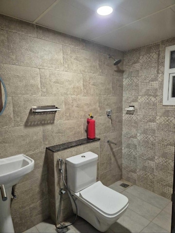 Bathroom in 3 BHK Apartment at Prestige Primrose Hills, Banashankari 6th Stage – for Rent