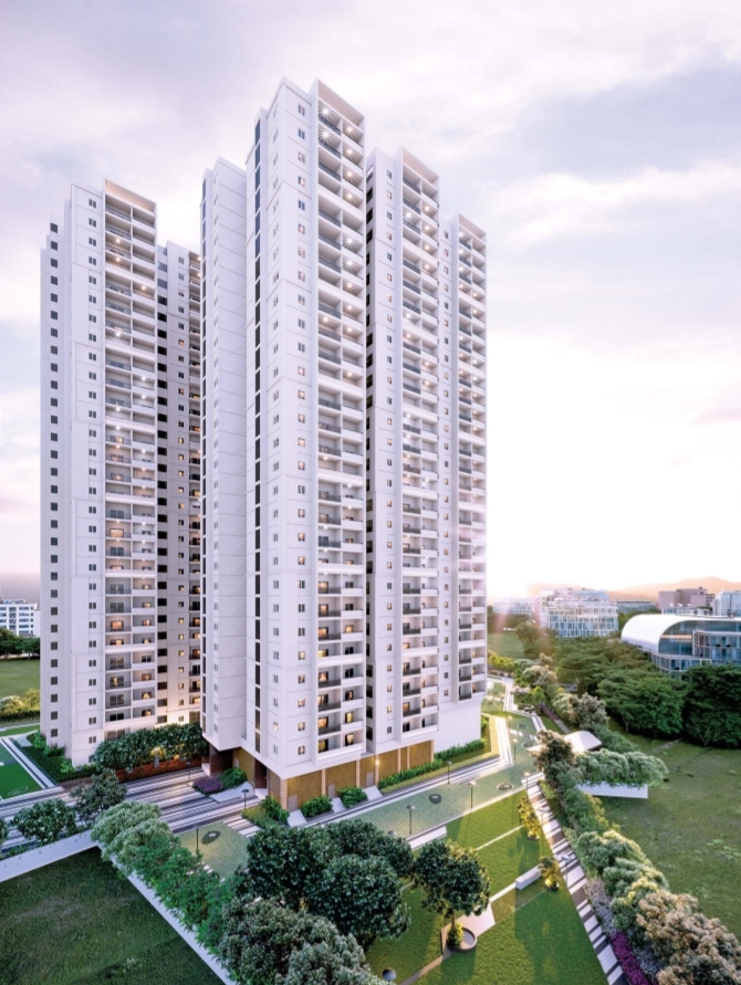 3 BHK 1765 Sq.Ft. Apartment in Hallmark Treasor