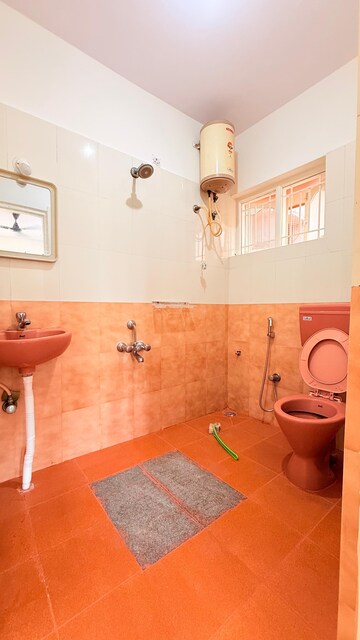 Bathroom in 3 BHK Apartment at Indiranagar – for Rent