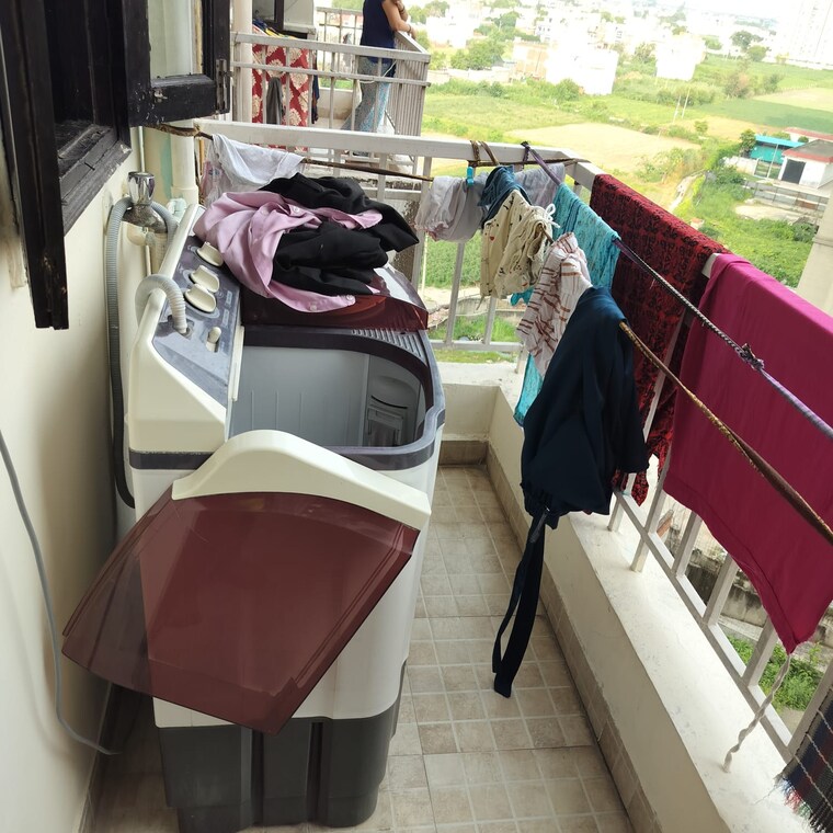 Balcony, techman-moti-residency 1.5 Bedroom 665 Sq.Ft. Apartment In Raj Nagar Extension Ghaziabad 9209989