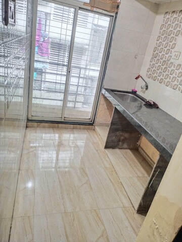 Kitchen in 1 RK Apartment at Sambhav Shyam Residency, Karanjade – for Rent