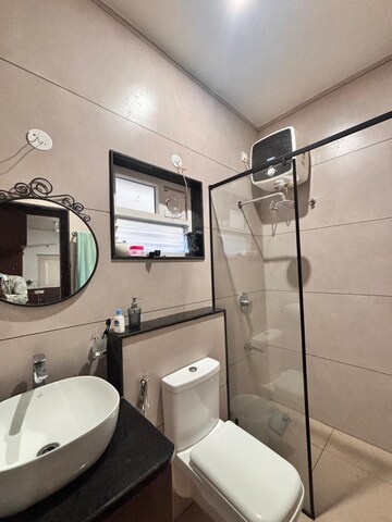 Bathroom in 1 RK Apartment at Domlur – for Rent