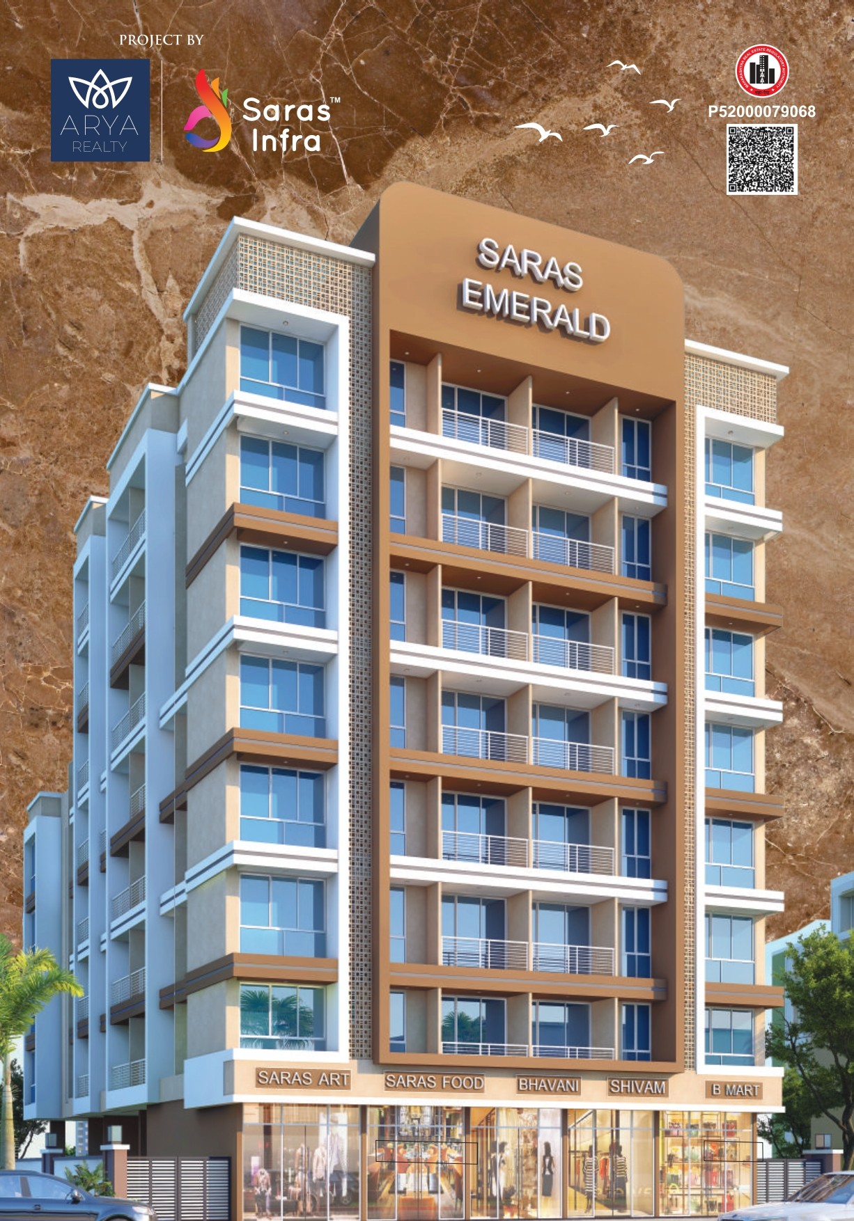 1 BHK Apartment For Sale in Arya Saras Emerald
