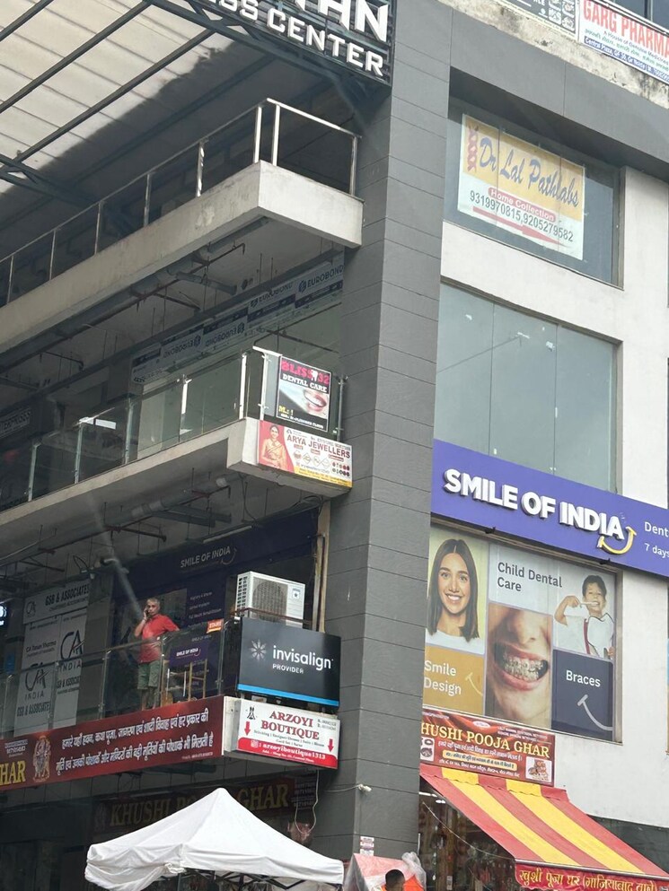 Exterior View, aims-central-plaza Commercial Shop 700 Sq.Ft. In Sector 4 Greater Noida Greater Noida 9210100