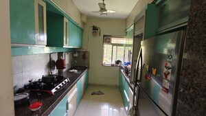 Kitchen in 2 BHK Apartment at Kabra Hyde Park, Manpada – for Rent