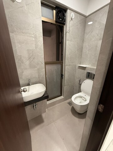 Bathroom in 1 BHK Apartment at Raymond Premium I, Pokhran Road No One – for Rent