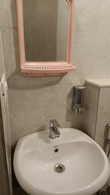 Bathroom in 2 BHK Apartment at Sheth Vasant Oasis, Andheri East – for Rent