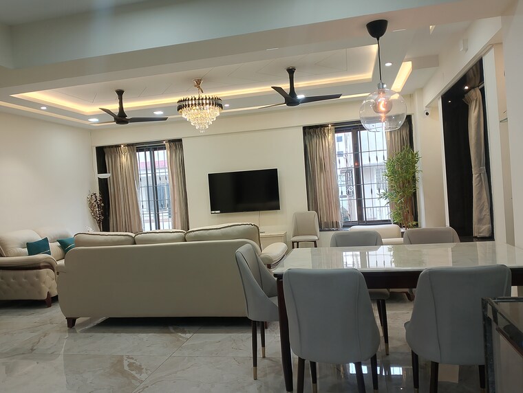 Master Bedroom, gm-kenjale-emirus 5 Bedroom 3200 Sq.Ft. Penthouse In Baner Pune 9210455