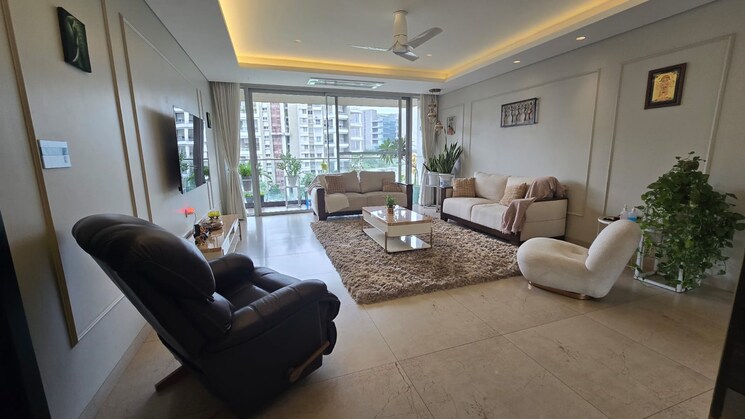 Living Room, panchshil-towers 4 Bedroom 3600 Sq.Ft. Apartment In Kharadi Pune 9210460