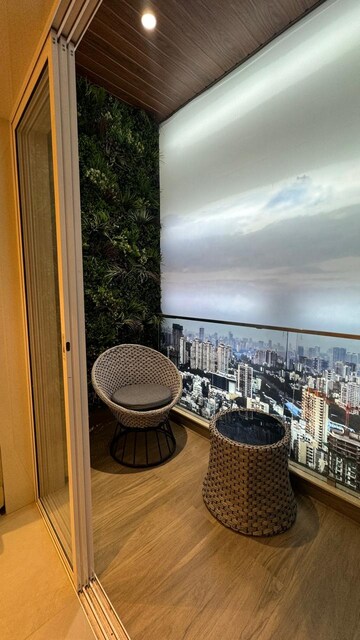 Balcony in 2 BHK Apartment at H Rishabraj Opulence, Goregaon West – for Sale