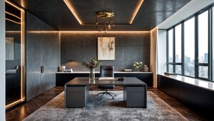 Living Room in  Office Space at Ajod One, Vile Parle West – for Sale