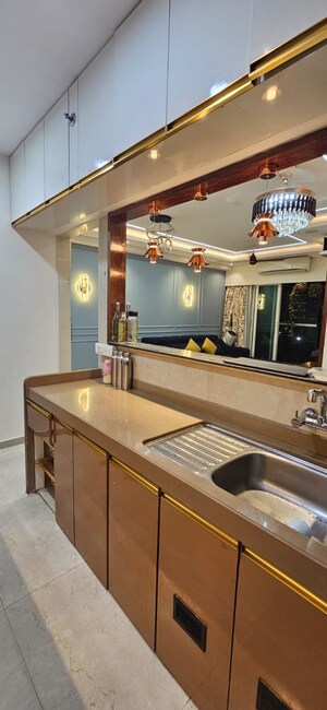 Kitchen in 3 BHK Apartment at Regency Towers, Kavesar – for Sale