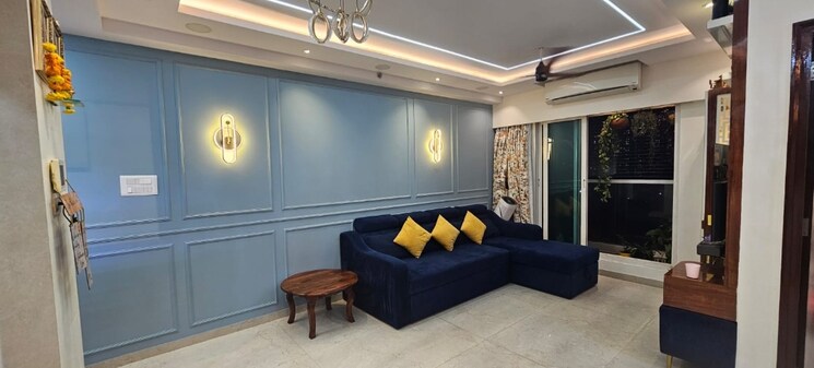 Living Room, regency-towers 3 Bedroom 1100 Sq.Ft. Apartment In Kavesar Thane 9210693