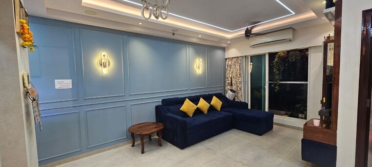 Living Room, regency-towers 3 Bedroom 1100 Sq.Ft. Apartment In Kavesar Thane 9210693