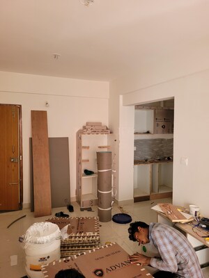 Living Room in 3 BHK Apartment at Shriram Liberty Square, Electronic City Phase ii – for Rent