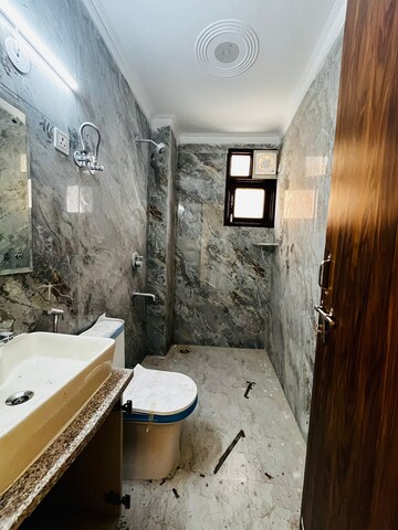 Bathroom in 2 BHK Builder Floor at Saket – for Rent