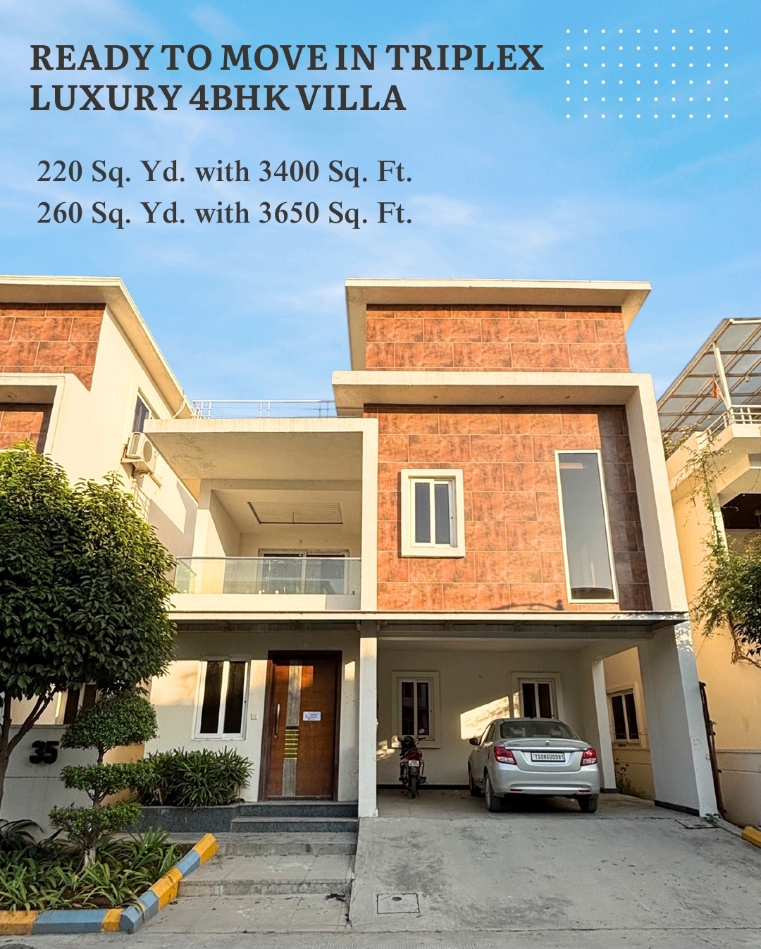 4 BHK + Pooja Room,Extra Room Villa For Sale in Gem Estrella Kuber