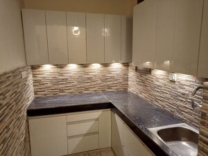 Kitchen in 3 BHK Builder Floor at Malviya Nagar – for Rent