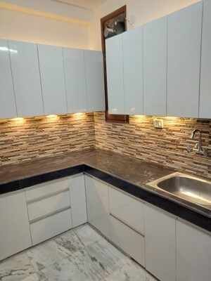 Kitchen in 3 BHK Builder Floor at Malviya Nagar – for Rent