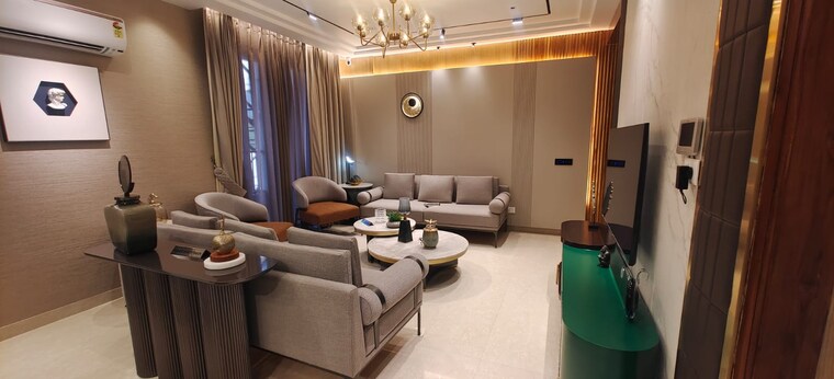 Living Room, skyline-elevate 3 Bedroom 1700 Sq.Ft. Apartment In Ramgarh Bhudda Zirakpur 9210892