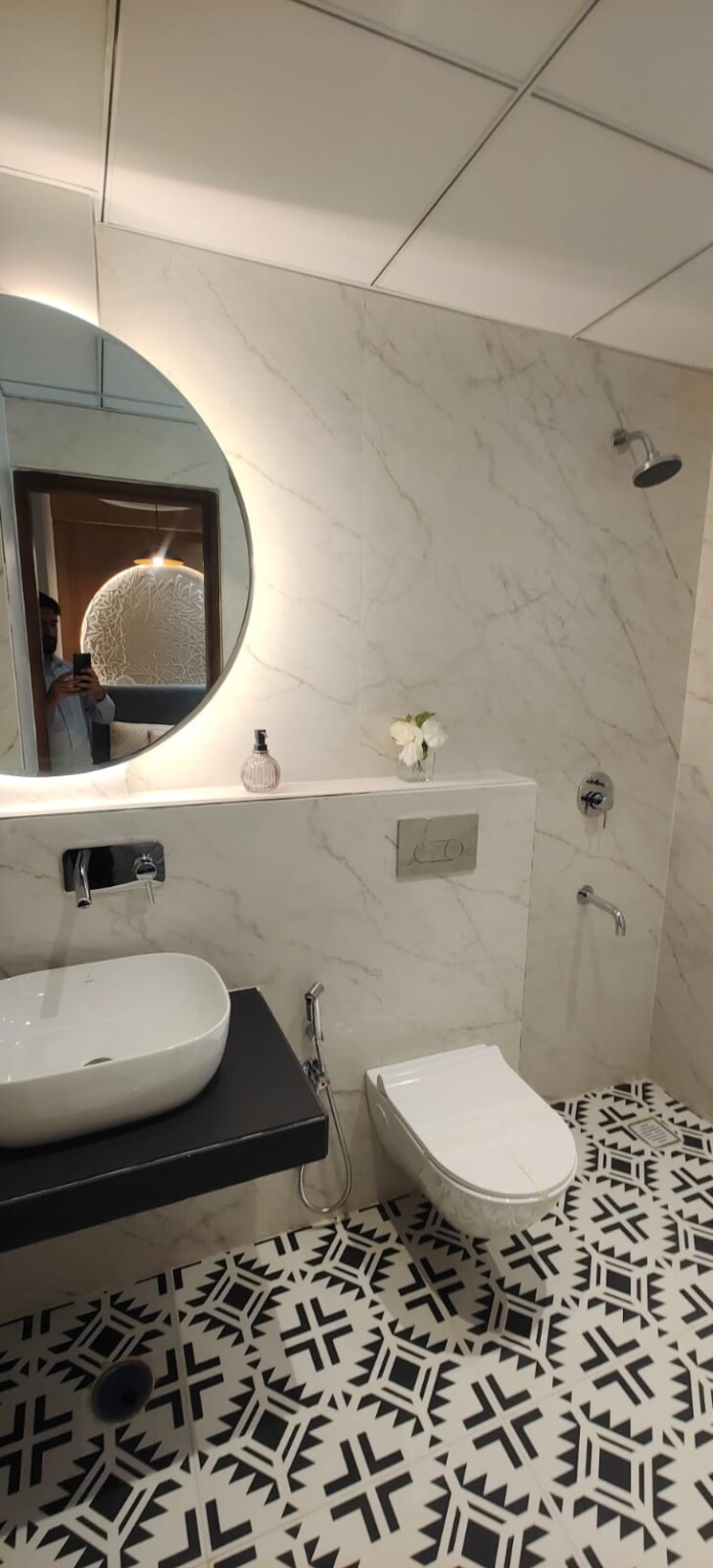 Bathroom, skyline-elevate 3 Bedroom 1700 Sq.Ft. Apartment In Ramgarh Bhudda Zirakpur 9210892