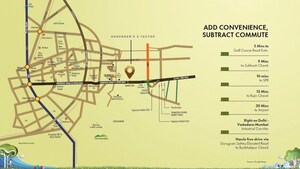 3 BHK Apartment – Map Location View at Signature Global Daxin Vistas, Bhondsi - for Sale