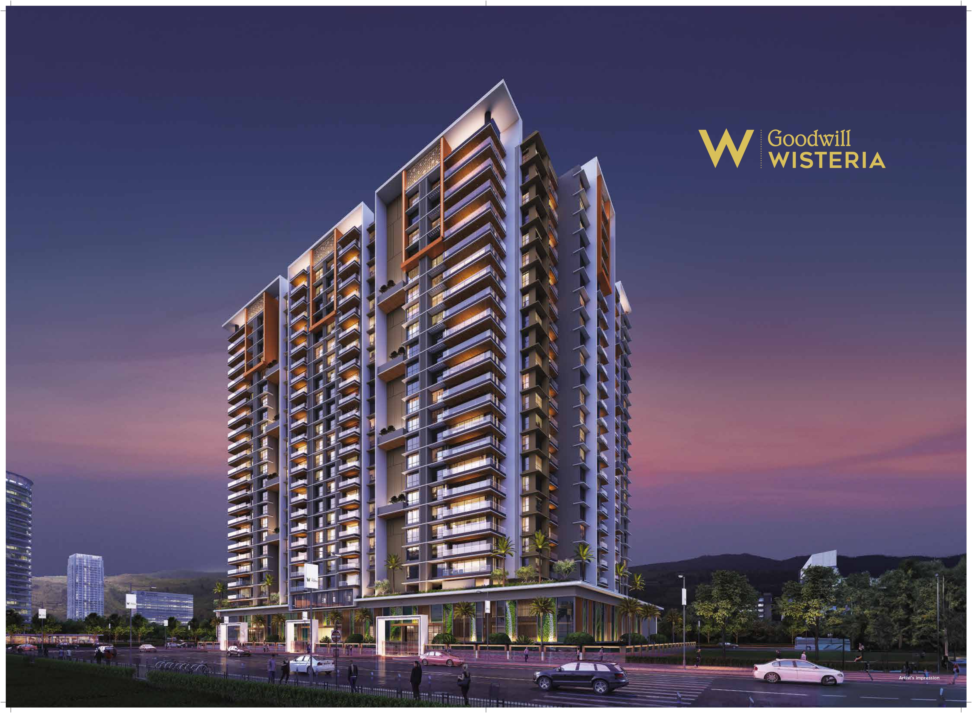 3 BHK Apartment For Sale in Goodwill Wisteria