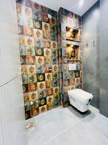 Bathroom in 2 BHK Builder Floor at Dwarka Mor – for Rent