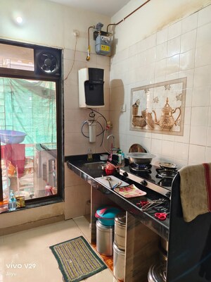 Kitchen in 1 BHK Apartment at Shiv Ashirwad, Karanjade – for Sale