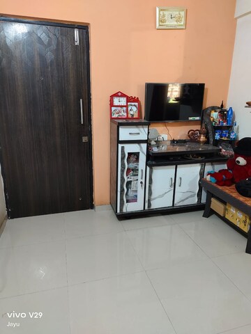 Living Room in 1 BHK Apartment at Shiv Ashirwad, Karanjade – for Sale
