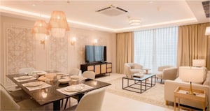 Living Room in 3 BHK Apartment at Raymond The Address, Pokhran Road No Two – for Sale