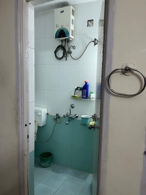 Bathroom in 2 BHK Apartment at Siddhivinayak Ambar CHS, Dhayari – for Rent