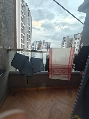 Living Room in 2 BHK Apartment at Vilas Javdekar Yashone Wakad Central, Wakad – for Rent