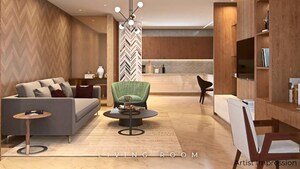 Living Room in 3 BHK Apartment at Skylark CHS Andheri, Andheri West – for Sale