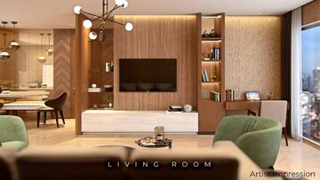 Living Room in 3 BHK Apartment at Skylark CHS Andheri, Andheri West – for Sale
