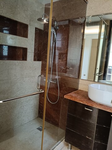 Staircase in 4 BHK Builder Floor at New Friends Colony – for Rent