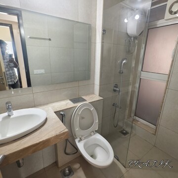 Bathroom in 2 BHK Apartment at L&T Emerald Isle, Budhia Jadhav Wadi – for Rent