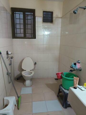 Bathroom in 2 BHK Apartment at Old Madras Road – for Rent