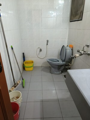 Bathroom in 2 BHK Apartment at Old Madras Road – for Rent