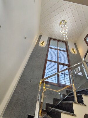 Staircase in 3 BHK Independent House at Jankipuram Extension – for Sale