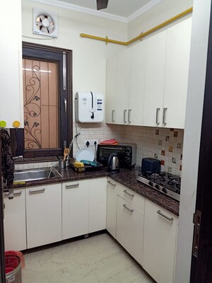 Kitchen in 2 BHK Builder Floor at Green Park – for Rent