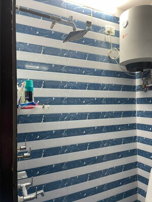 Bathroom in 2 BHK Apartment at Pareena Om Apartments, Sector 112 – for Rent