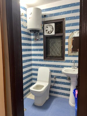 Bathroom in 2 BHK Apartment at Pareena Om Apartments, Sector 112 – for Rent