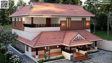 5 BHK Villa – Exterior View View at Aranattukara - for Sale