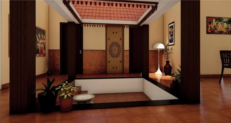 Living Room, ollukkara 3 Bedroom 2000 Sq.Ft. Independent House In Ollukkara Thrissur 9212074