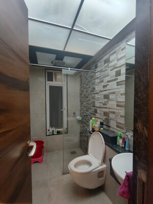 Bathroom in 3 BHK Apartment at Prathamesh Gallardo, Salisbury Park – for Rent