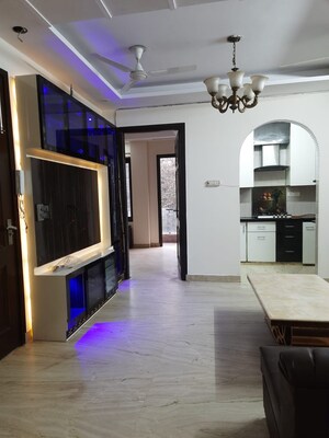 Living Room in 3 BHK Apartment at Worli Sea Face – for Rent